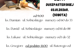 Harmonogram wizyty duszpasterskiej 2025r.